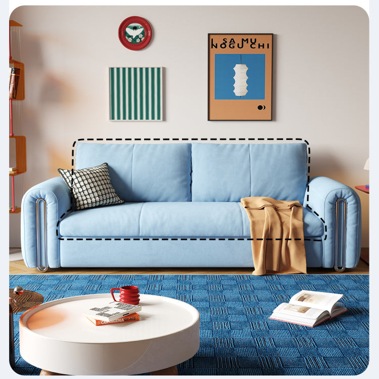 ソファベッド 布製 バウハウスデザイン スライド式 160cm?220cm ワイド対応 リビング用 モダン 高級感 mgj-1162