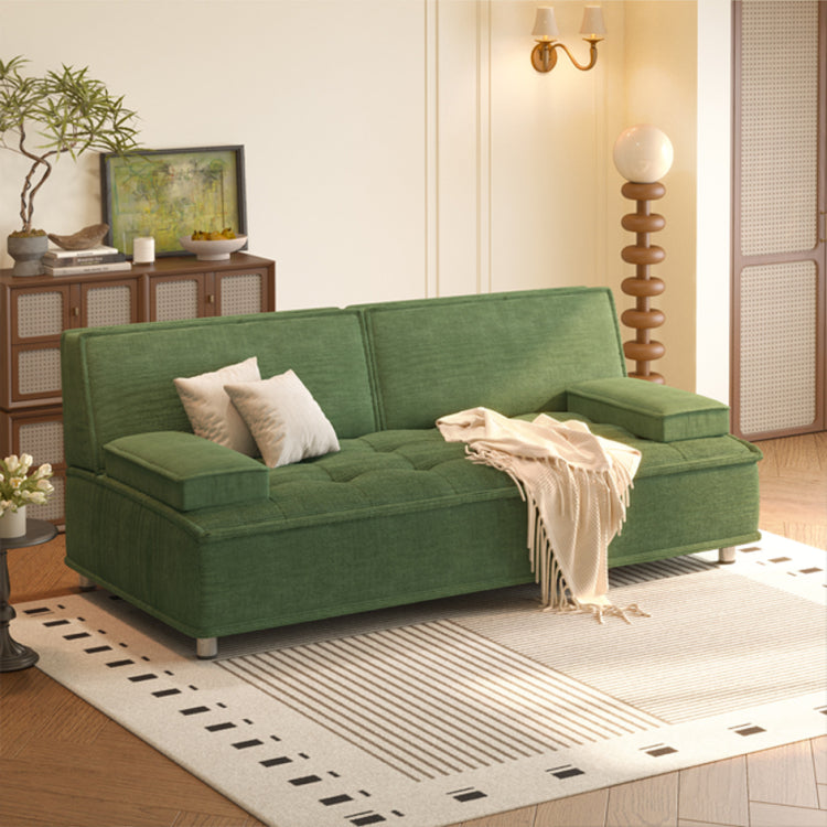 コーデュロイ ソファベッド 折りたたみ式 幅110?200cm|ロータイプ 2WAY リビング用 おしゃれ モダン コンパクト 寝心地 yyjj-1168