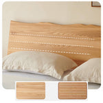 アッシュ材とラタン使用の高級ナイトテーブル | 収納力抜群でおしゃれなデザイン hjhms-1054