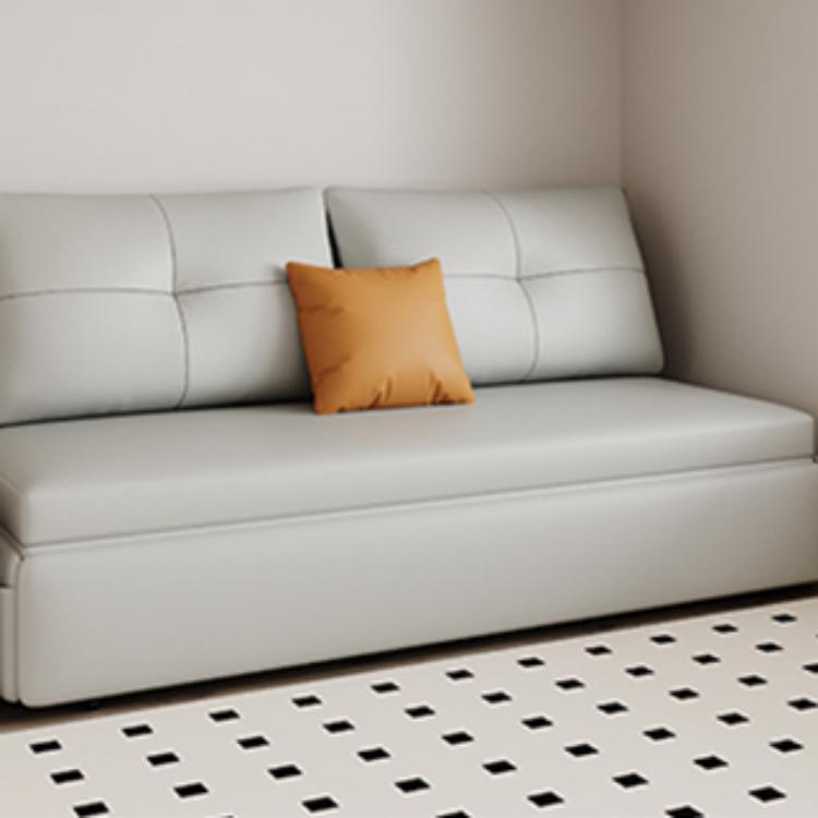 高級シリコンフィル使用?多層板構造のエアレザーソファー - 快適な座り心地でスタイリッシュなリビング空間を演出! fsx-5129