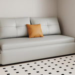 高級シリコンフィル使用?多層板構造のエアレザーソファー - 快適な座り心地でスタイリッシュなリビング空間を演出! fsx-5129