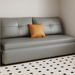 高級シリコンフィル使用?多層板構造のエアレザーソファー - 快適な座り心地でスタイリッシュなリビング空間を演出! fsx-5129