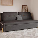 シリコンフィル使用!快適な座り心地の多層板製ソファー - 綿麻カバーのオシャレなデザイン fsx-5128