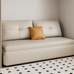 高級シリコンフィル使用?多層板構造のエアレザーソファー - 快適な座り心地でスタイリッシュなリビング空間を演出! fsx-5129