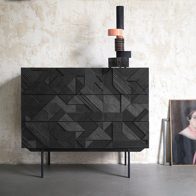 高品質チーク多層板キャビネット - モダンでスタイリッシュな収納ソリューション hsxz-2201