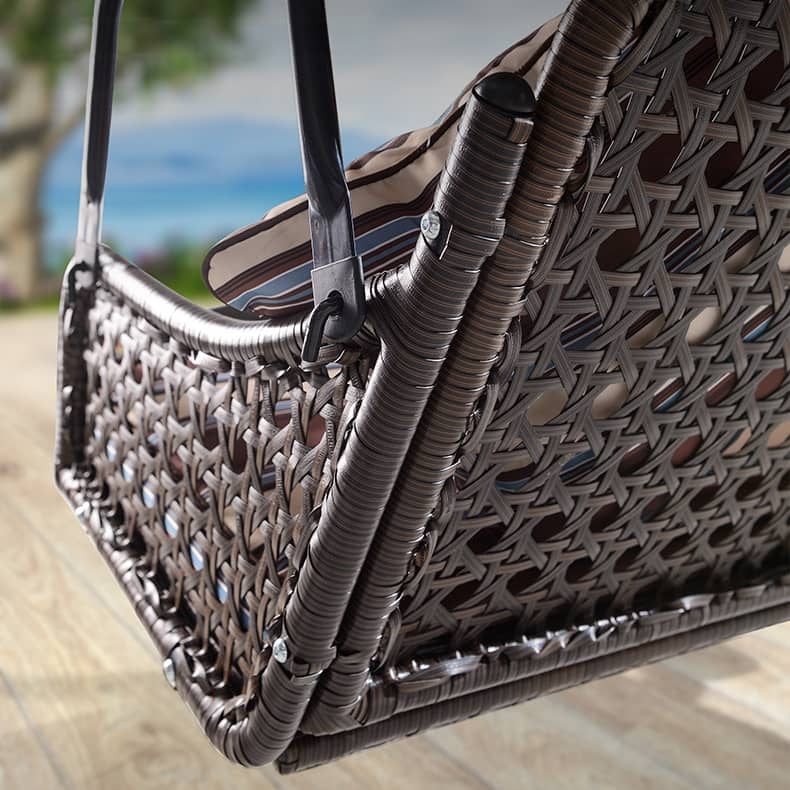 ブランコ スウィングベンチ 椅子 チェア 屋根付き シェード付き クッション付き ベンチ ガーデンファニチャー ガーデン スウィング zy-026