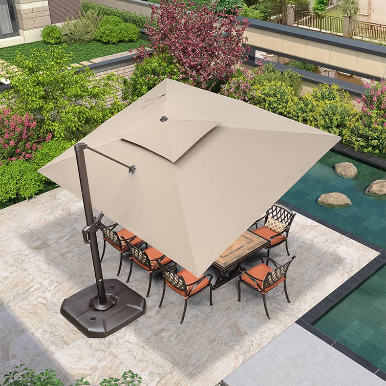 パラソル ガーデンパラソル パラソルセット 大きめ 日除け 雨ざらし パラソル スタンドパラソル zy-127-2