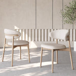 セラミック天板丸ダイニングテーブル アッシュ無垢材 ホワイト sm-315