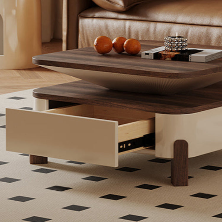 無垢材使用!おしゃれなパインセンターテーブル - モダンデザインと多層板の組み合わせ fxxrj-3164