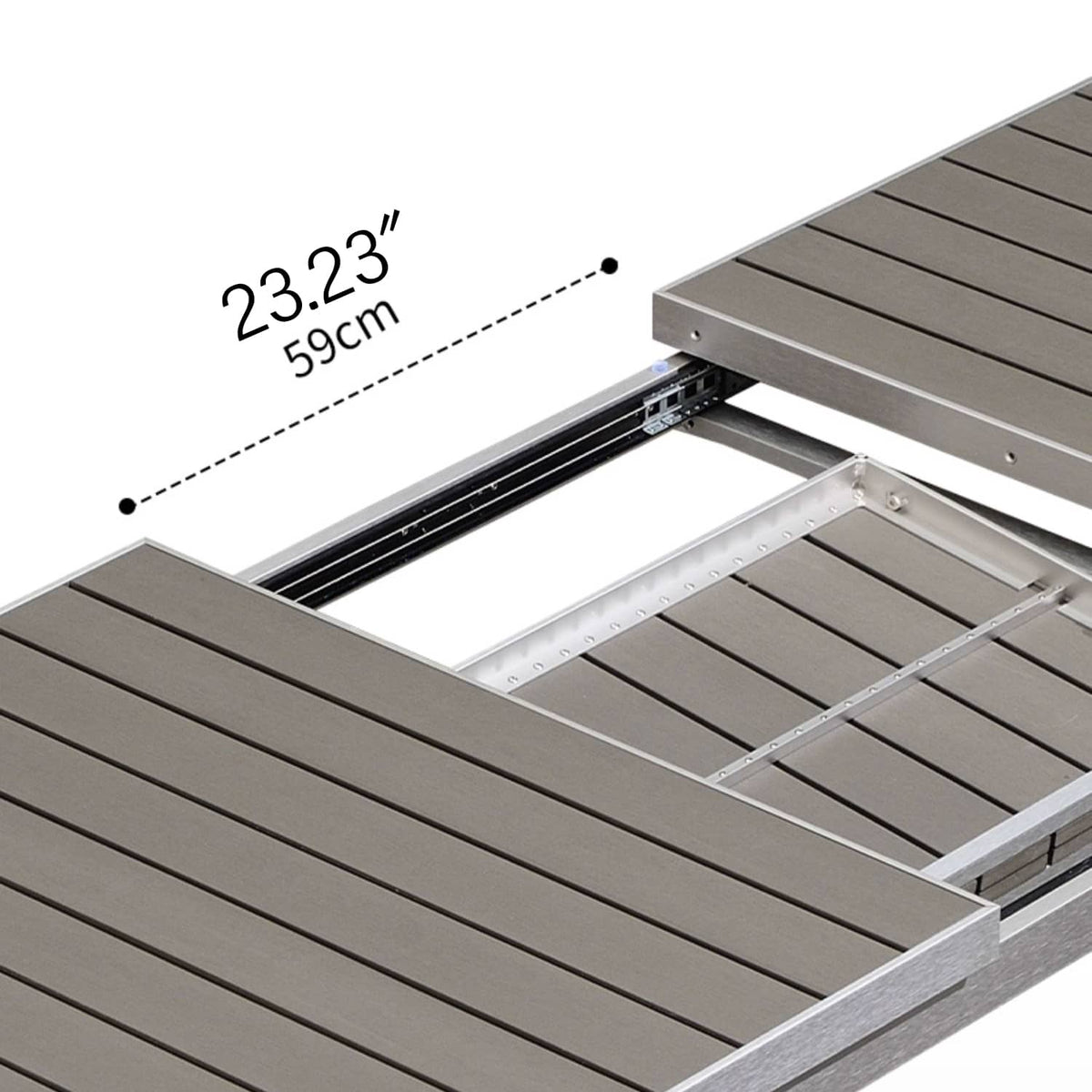 ガーデンテーブル 伸縮テーブル ガーデンセット おしゃれ アウトドア ガーデンファニチャー 伸長式 ガーデニング アウトドア zy-036