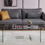 おしゃれな強化ガラス製ティーテーブル | モダンデザインのリビングルーム家具 bd-4560