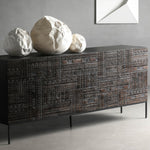 高級チーク製キャビネット - おしゃれで機能的な収納ソリューション hsxz-2190