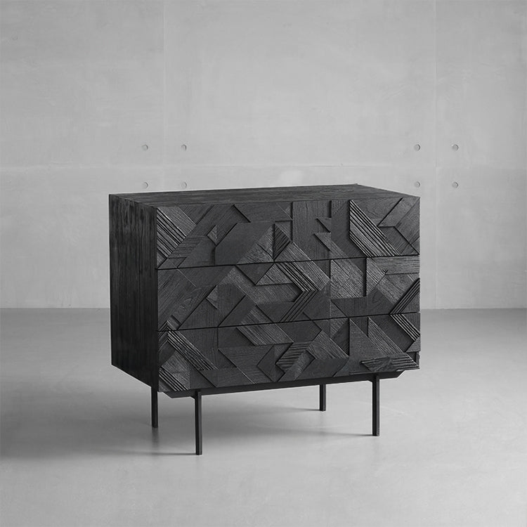 高品質チーク多層板キャビネット - モダンでスタイリッシュな収納ソリューション hsxz-2201