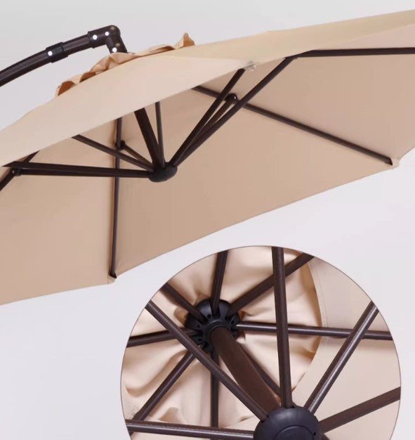 おしゃれなデザインと強力な遮光性を兼ね備えたガーデン&アウトドア用パラソル(2色展開)|耐久性抜群で長く使える一品です。 er-140