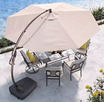 おしゃれなデザインと強力な遮光性を兼ね備えたガーデン&アウトドア用パラソル(2色展開)|耐久性抜群で長く使える一品です。 er-140