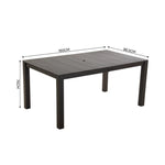 【高品質テーブル】シンプルでスタイリッシュなデザイン、耐久性抜群 er-144