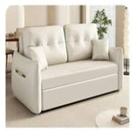 高級多層板エアレザーソファー - 快適シリコンフィルクッション付き fsx-1013