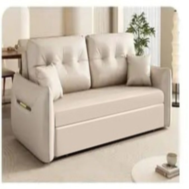 高級多層板エアレザーソファー - 快適シリコンフィルクッション付き fsx-1013