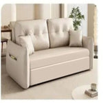 高級多層板エアレザーソファー - 快適シリコンフィルクッション付き fsx-1013