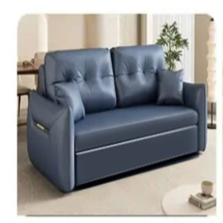 高級多層板エアレザーソファー - 快適シリコンフィルクッション付き fsx-1013