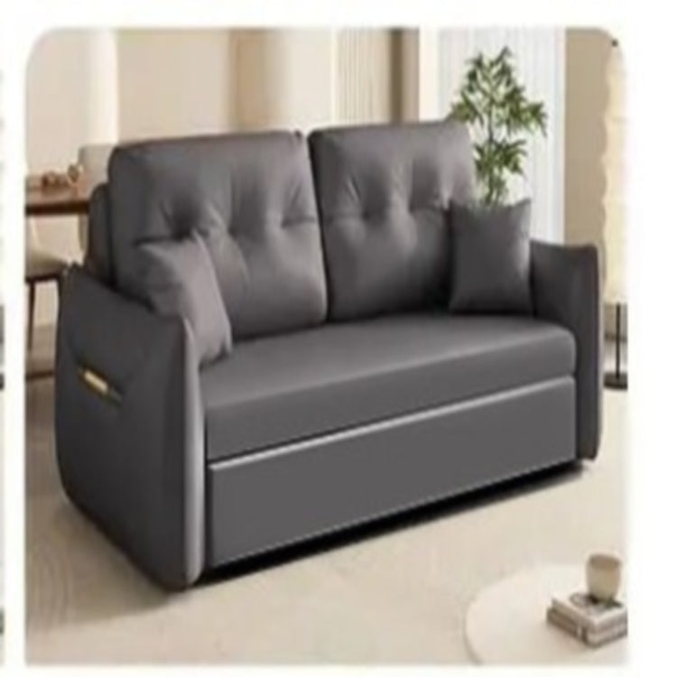 高級多層板エアレザーソファー - 快適シリコンフィルクッション付き fsx-1013