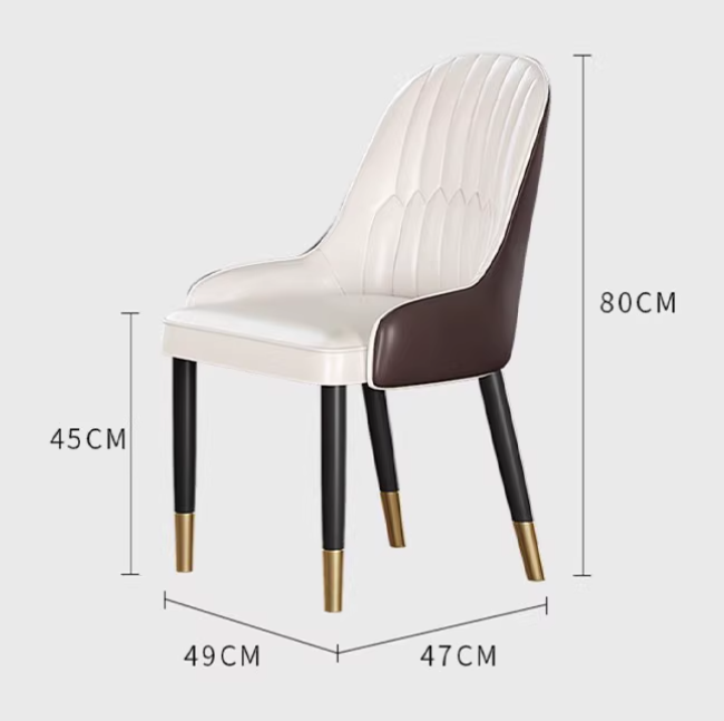 高級感あふれる合成皮革チェアセット | エレガントなダイニングのアクセント fdfh-2216-ch