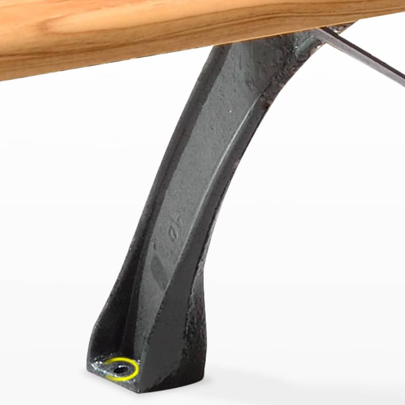 ガーデンベンチ ベンチ 木目調 アルミ ガーデンチェア アルミ製フレーム 長椅子 おしゃれ チェア ガーデン アウトドア zy-143