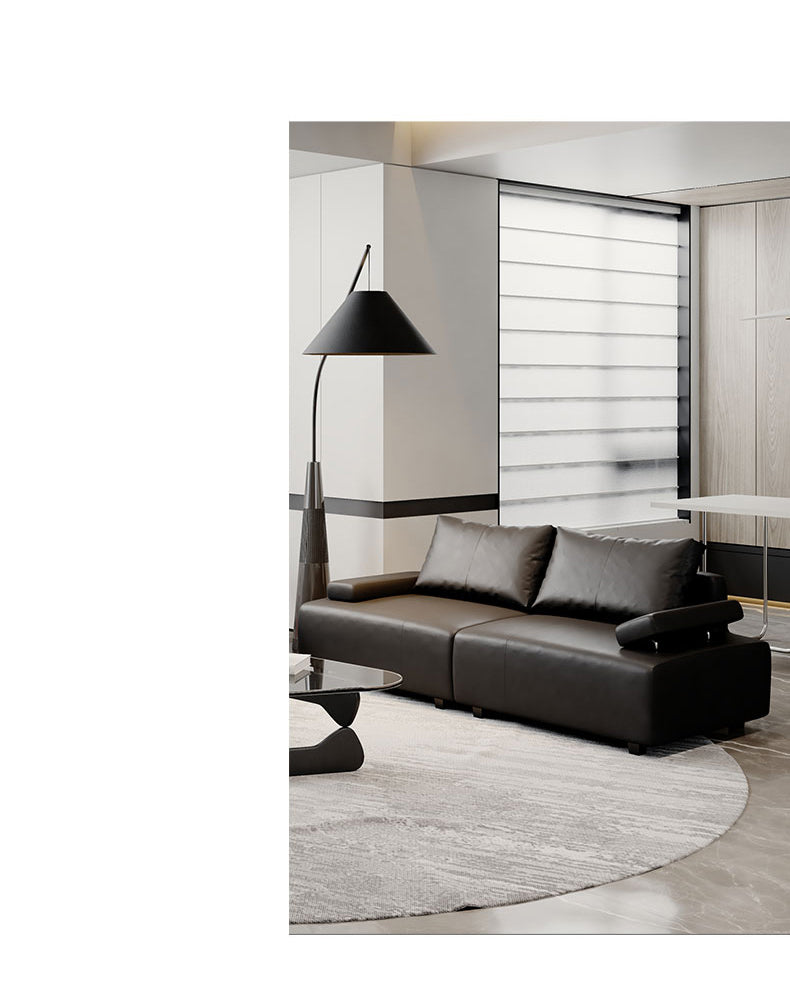 高品質 ソファー 木製フレーム&MDF 多機能合皮フェイクレザーソファ fsmy-399