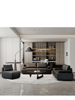 高品質 ソファー 木製フレーム&MDF 多機能合皮フェイクレザーソファ fsmy-399