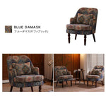 北欧ヴィンテージ風 一人掛けソファ クッション付き 一人暮らし向けdlo-002