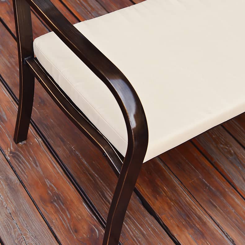 ガーデンベンチ 2人掛け 3人掛け アイアン 肘掛け 背もたれ付き アンティーク調 ガーデンチェア ベンチ コンパクト 長椅子 テラス zy-101