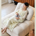 ふんわりクッション 折りたたみソファベッド 1人掛け リビング用 伸縮タイプ リラックス系 コンパクトソファ fms-1844-02