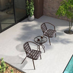 ガーデンテーブルセット チェア 5点セット おしゃれ ガラス パラソル対応 おしゃれ ガーデンチェア アウトドア zy-029