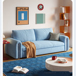 ソファベッド 布製 バウハウスデザイン スライド式 160cm?220cm ワイド対応 リビング用 モダン 高級感 mgj-1162