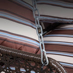 ブランコ スウィングベンチ 椅子 チェア 屋根付き シェード付き クッション付き ベンチ ガーデンファニチャー ガーデン スウィング zy-026