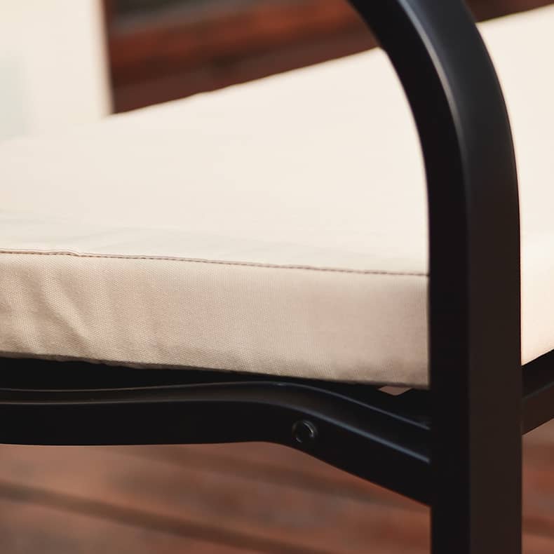 ガーデンベンチ 2人掛け 3人掛け アイアン 肘掛け 背もたれ付き アンティーク調 ガーデンチェア ベンチ コンパクト 長椅子 テラス zy-101