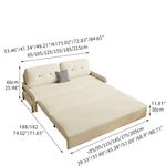 シリコンフィル使用!快適な座り心地の多層板製ソファー - 綿麻カバーのオシャレなデザイン fsx-5128