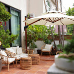 パラソル ガーデンパラソル 2層式 ベースセット スタンドタイプ 日よけ 大型 パラソル テラス アウトドア用品zy-55