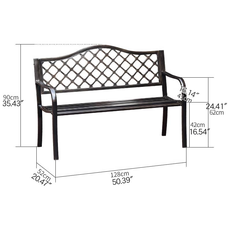 椅子 ガーデンベンチ ベンチチェア ベンチ 用 アイアン ガーデンファニチャー ベランダ ガーデン ウッドデッキ用 テラス ガーデン zy-102