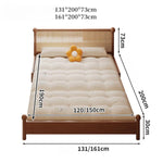 折りたたみソファベッド 実木フレーム リビング・書斎対応 ラタン編み 引き出し式 伸縮ミニソファ 綿麻ファブリック zx-1229-10