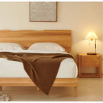 アッシュ材ナイトテーブル | モダンデザインでおしゃれな寝室インテリア hjhms-1053