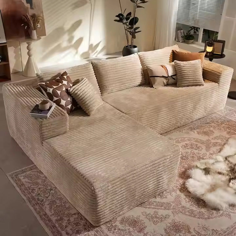 雲朵風シェーズロングソファ ベッド兼用 カバー取り外し可能 0002-sofa