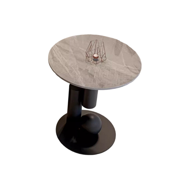 クリエイティブ楕円形 セラミック天板ローテーブル 軽ラグジュアリー モダンミニマルデザイン アートな佇まいで上質なリビングに fel-1945