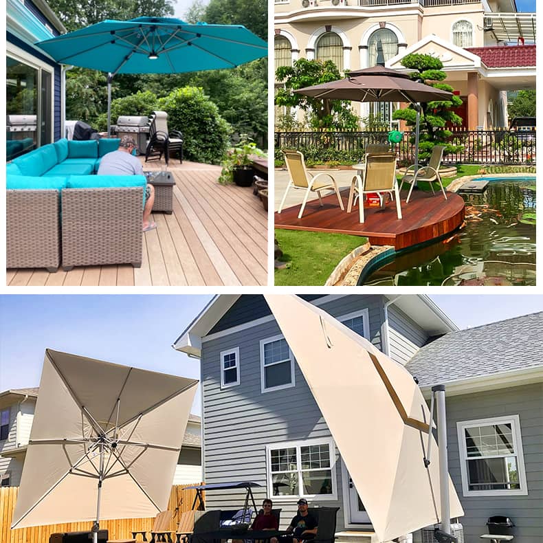 パラソル ベース付き ガーデンパラソルセット 日よけ ガーデンパラソル パラソル 日傘 アウトドア zy-025-2