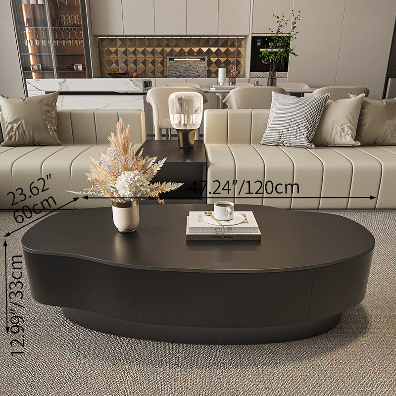 【高級感溢れるセラミックガラス製センターテーブル - モダンデザインが魅力!】 fel-1958