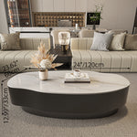 【高級感溢れるセラミックガラス製センターテーブル - モダンデザインが魅力!】 fel-1958