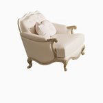 エレガントな合成皮革ソファー - リビングの豪華なアクセント hgl-4331