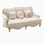 エレガントな合成皮革ソファー - リビングの豪華なアクセント hgl-4331