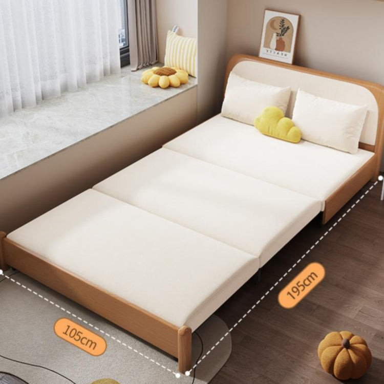 天然木 伸縮式ソファベッド|実木フレーム ソファ兼ベッド 多サイズ対応(幅0.75~1.85m) ナチュラルデザイン G4-7278