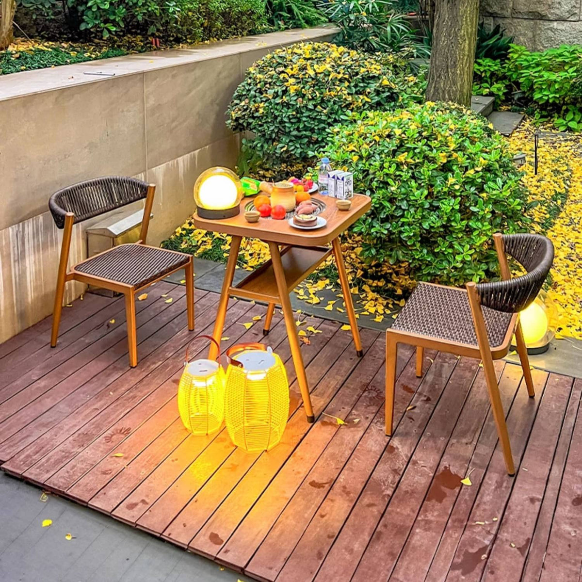 ガーデンテーブル 3点セット ガーデンチェア ガーデンファニチャー 椅子 コンパクト ガーデニング ベランダ おしゃれ 室内 zy-041